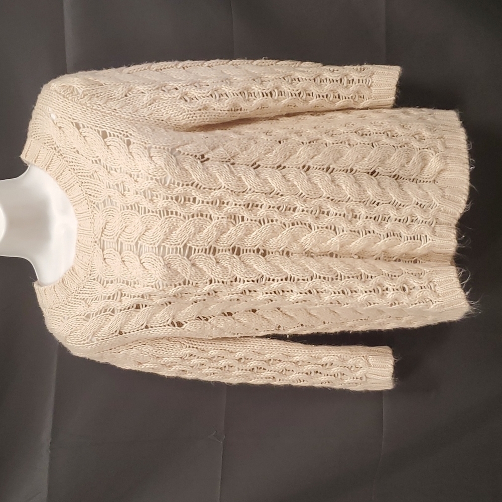 Joe Fresh Cabled Sweater SZ MD